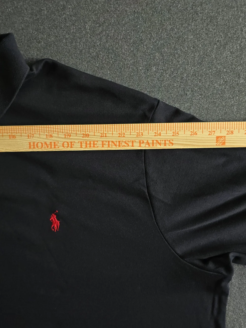 Vintage Polo Ralph Lauren Soft Cotton Polo Shirt Men's 3XLT Black Big Tall Red